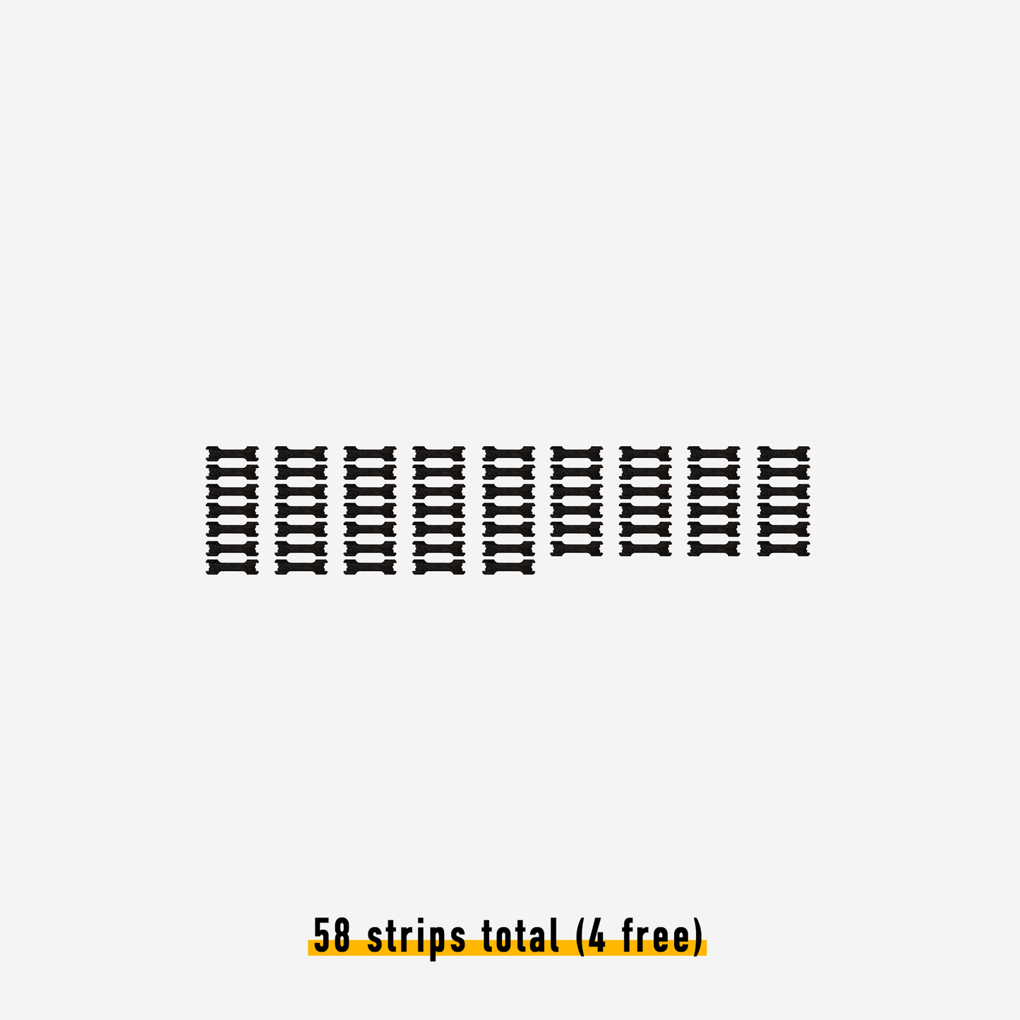 MONK JAR — 55 wide strips